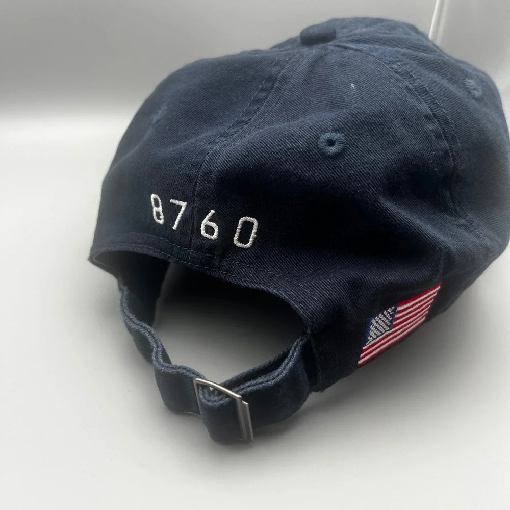 Wheels Up Private Aviation Baseball Cap Navy Blue Cotton Adjustable Hat 8760 USA